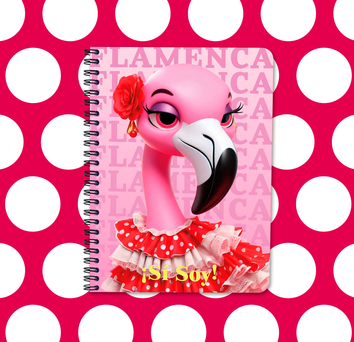 Libreta A5 ¡Sí Soy! FLAMENCA