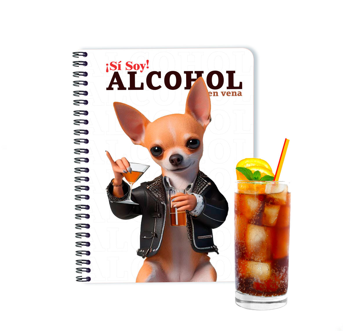 Libreta A5 ¡Sí Soy! ALCOHOL EN VENA