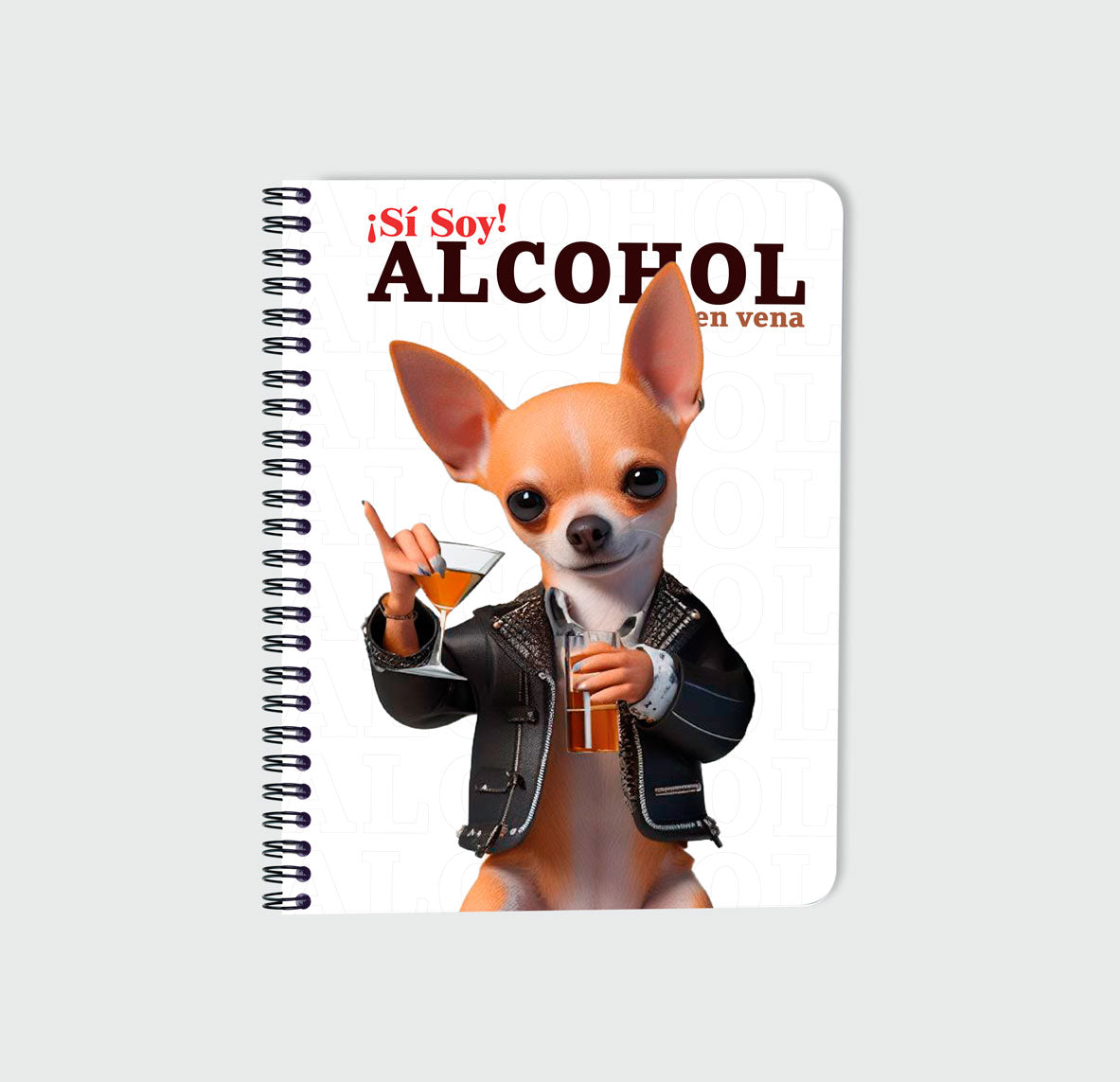 Libreta A5 ¡Sí Soy! ALCOHOL EN VENA