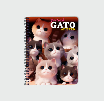 Libreta A5 ¡Sí Soy! GATO ADICTED