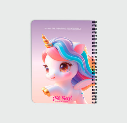 Libreta A5 ¡Sí Soy! UNICORNIO